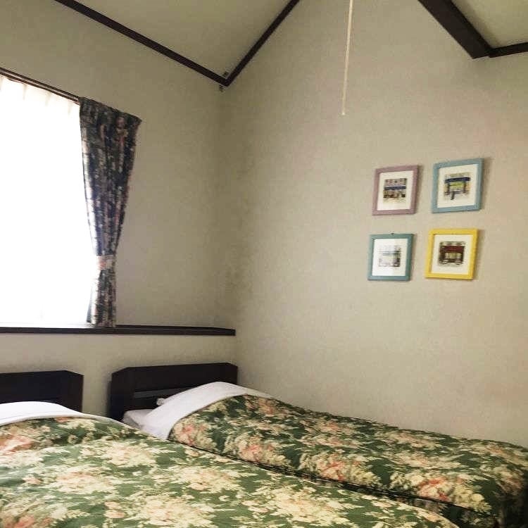 Western-style room with loft