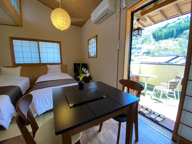 Bedroom and balcony