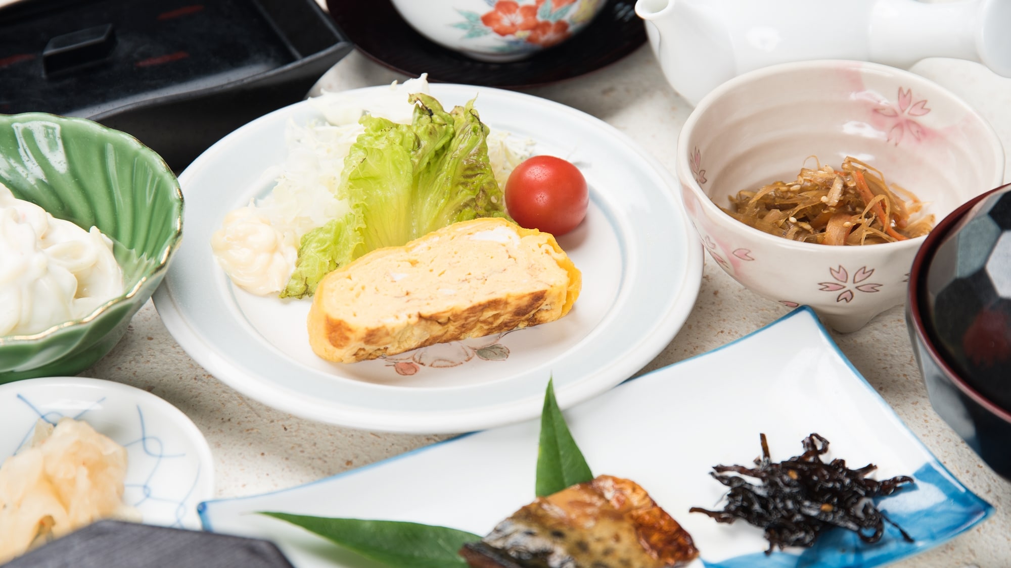 * [Breakfast / Example] Japanese breakfast is available in the morning. Full of volume and a solid nutritional charge from the morning ☆