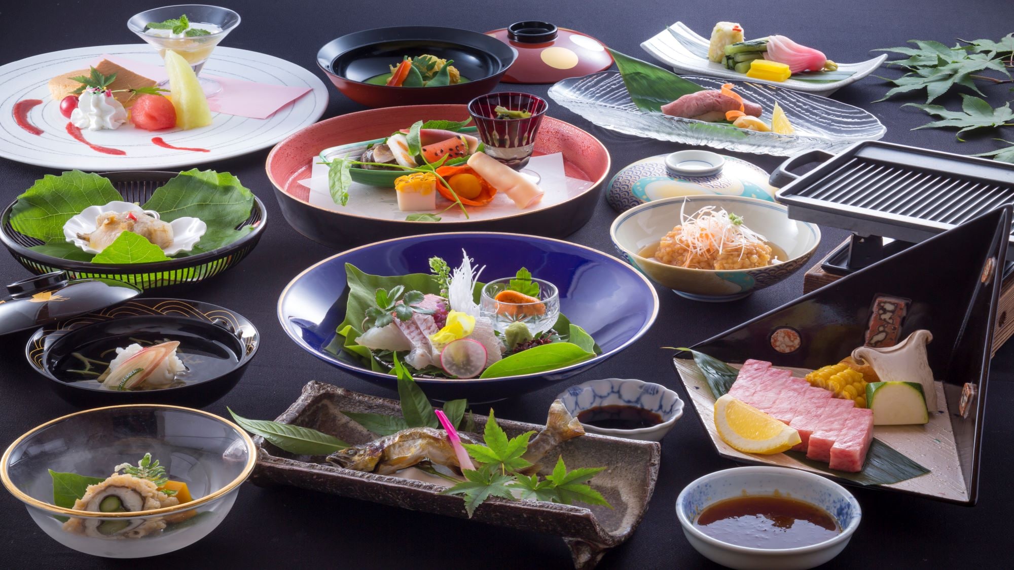 [100g steak!] Kaiseki course meal with 100g of the highest grade Hida beef steak