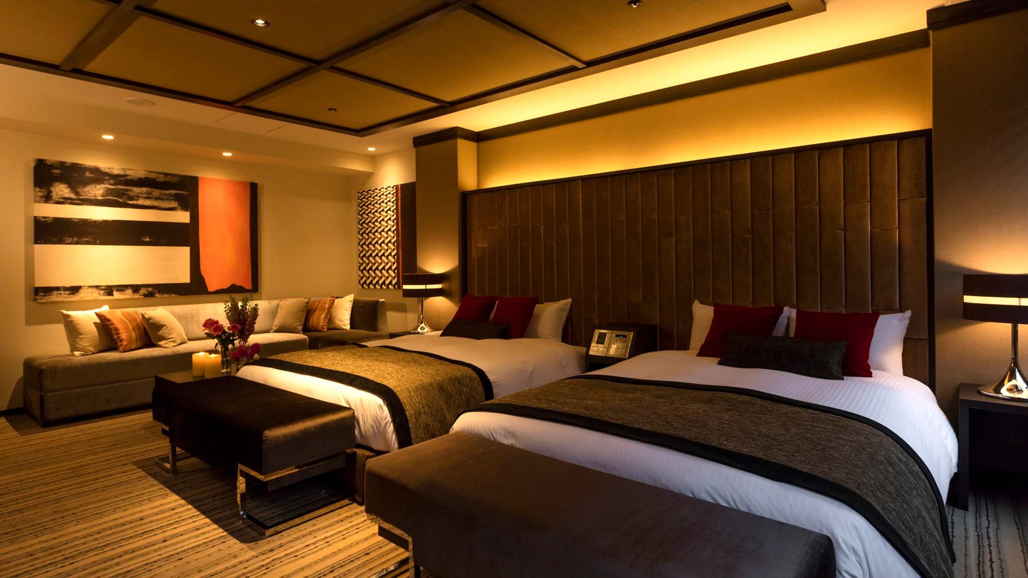 ■Kamar Suite/Kamar luas 44,1㎡. Silakan bersantai di tempat khusus kami yang telah dirancang dengan cermat.
