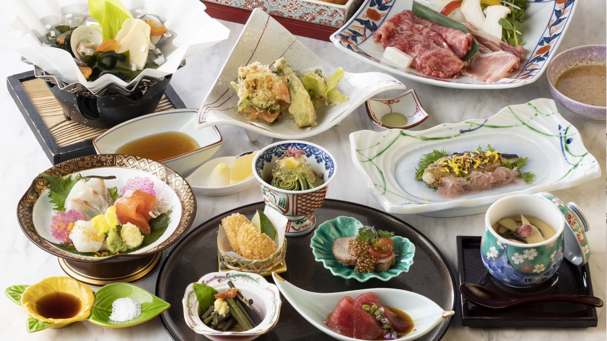 Hidangan Jepang musiman ※Gambar