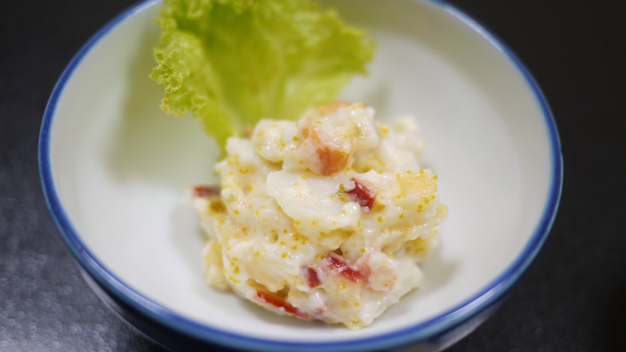 *Ví dụ về bữa tối: Salad Hoki. Salad và hải sản♪