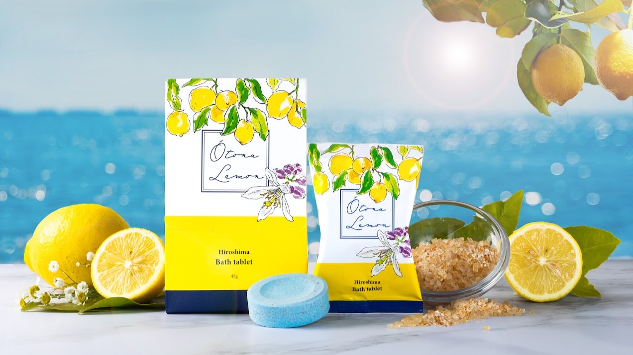 Adult Lemon Bath Tablets from Hiroshima