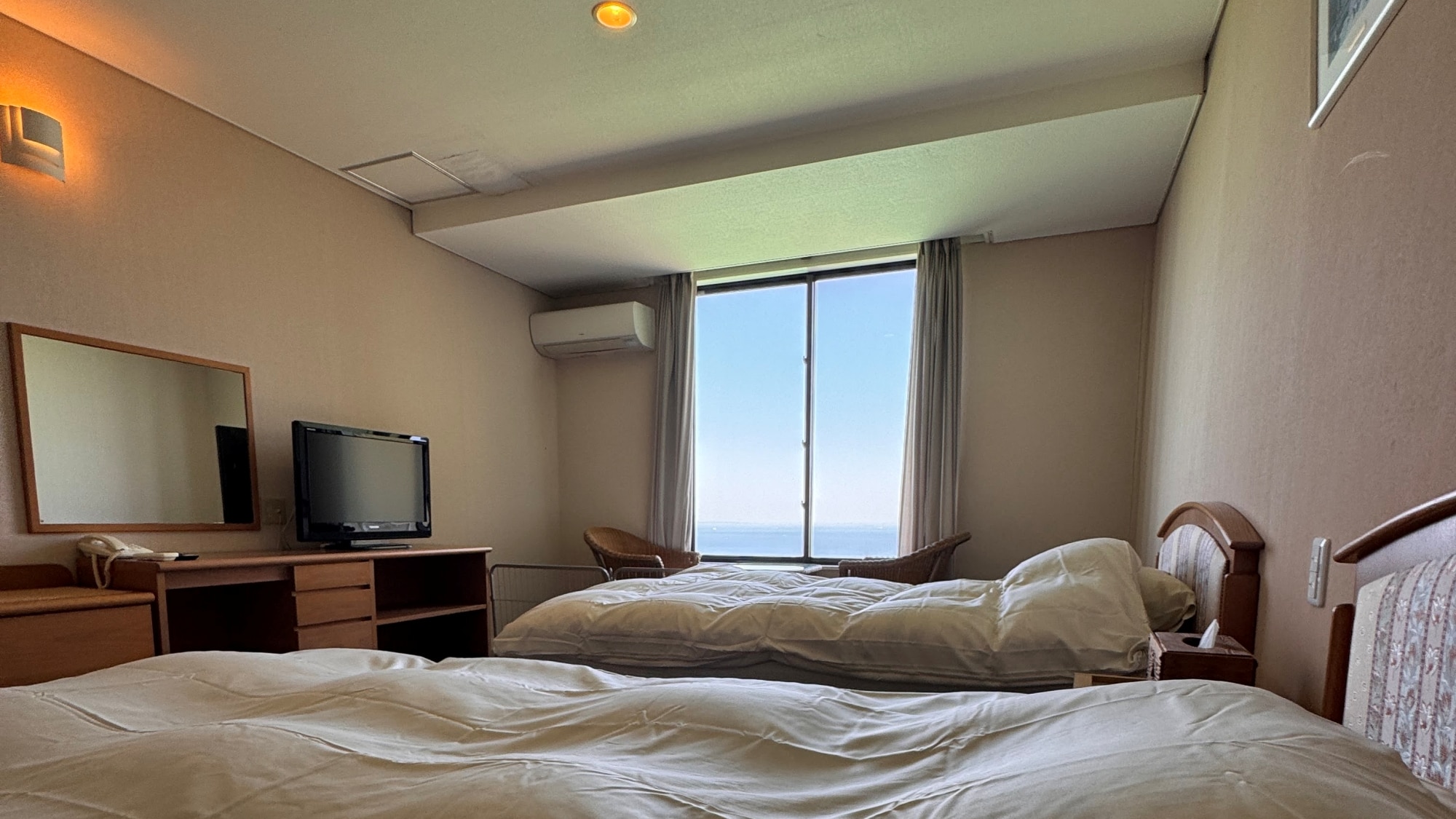 Special room (normally pet-friendly room) / 10 tatami Japanese-style room + Western-style room (twin beds)
