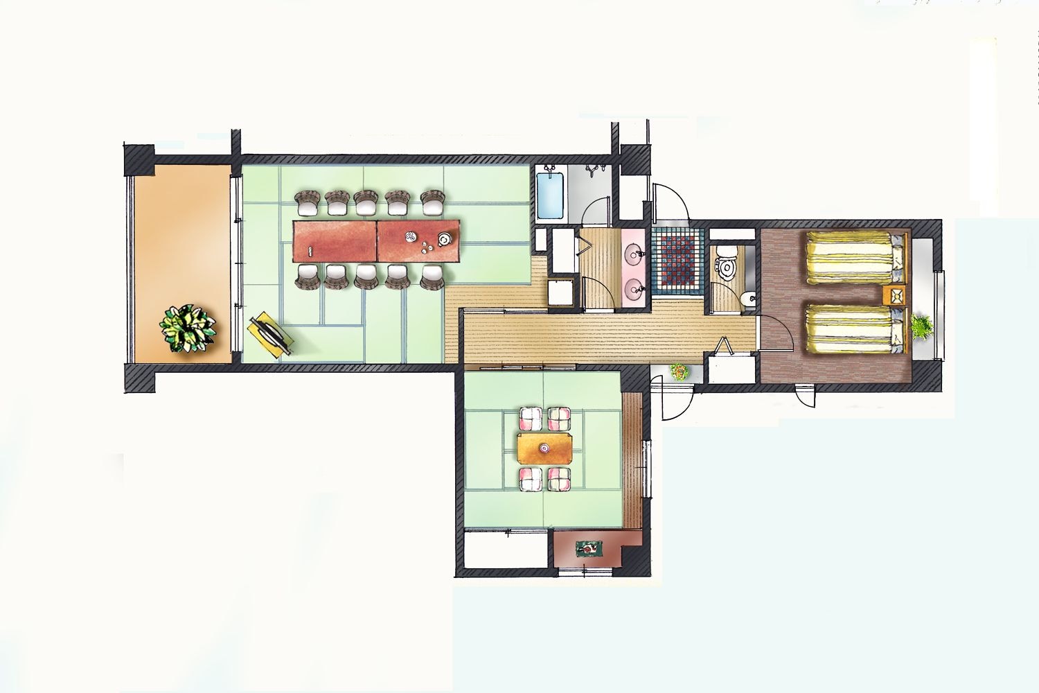 [Family room] Floor plan