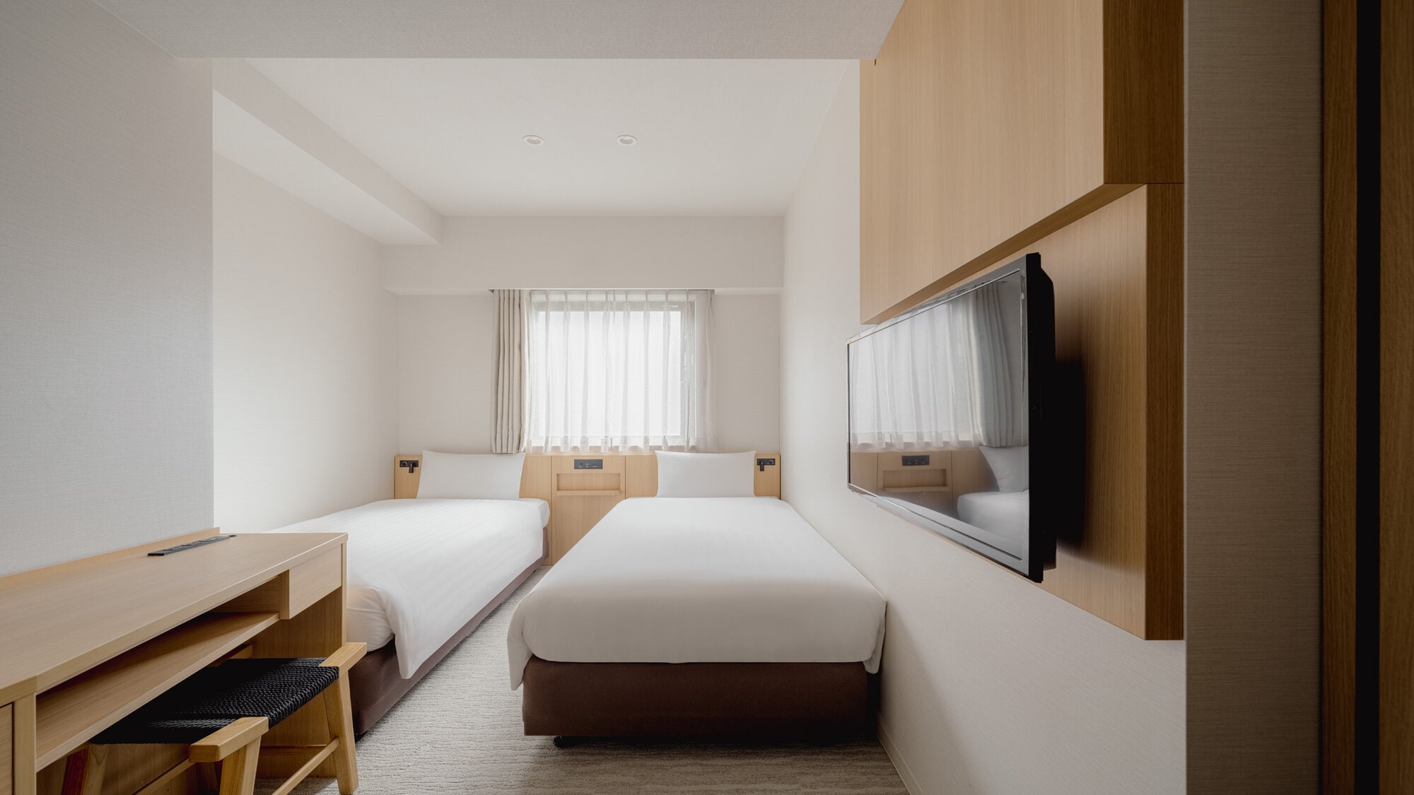 [Non-smoking] Twin room (12 square meters) Recommended for couples and friends traveling together