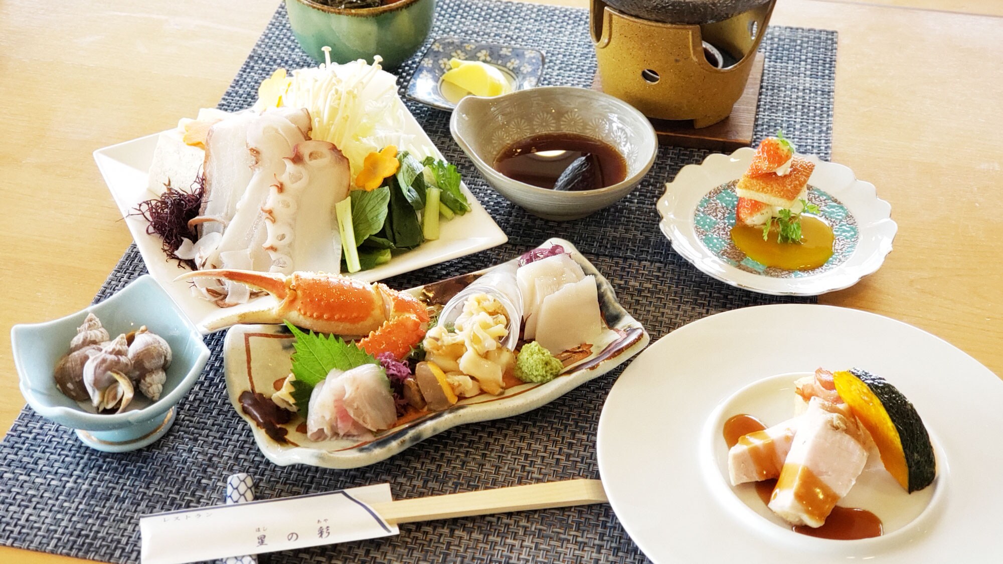 [Dinner: Apoi pork and Hidaka seafood, a great value autumn meal]