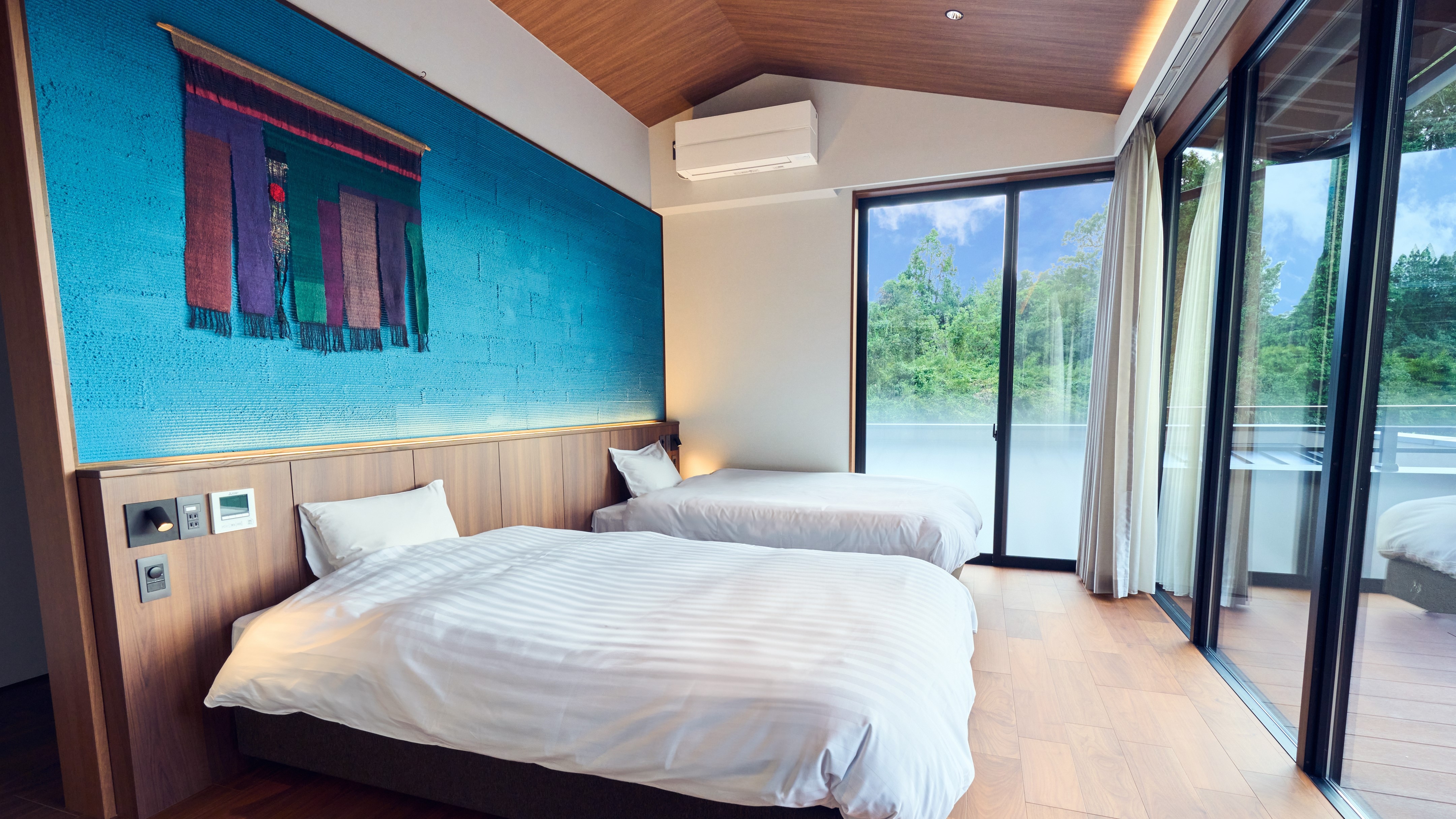 高级日西合璧客房“Kosho”卧室