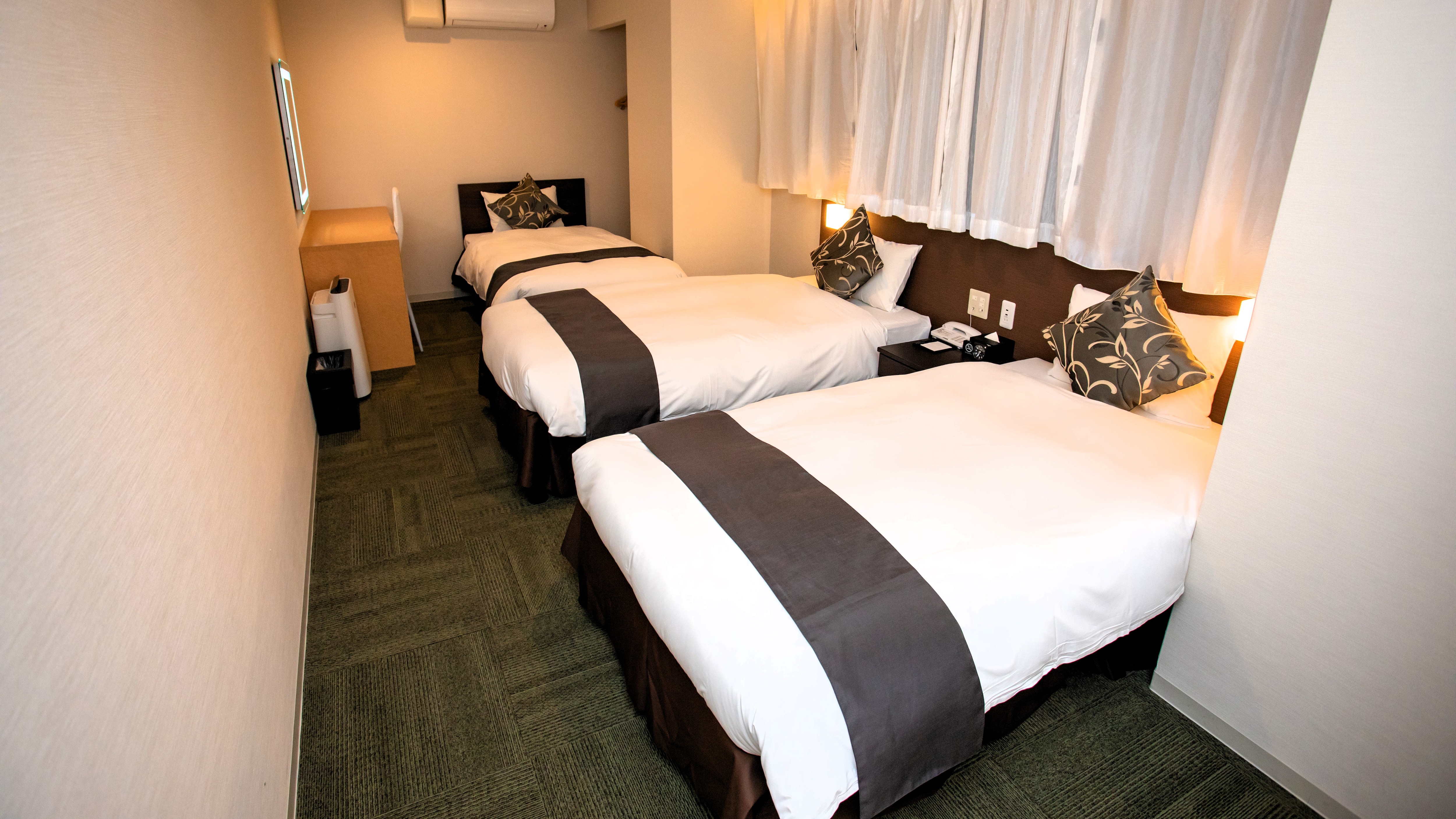 *Triple: A spacious room ideal for group or family trips.