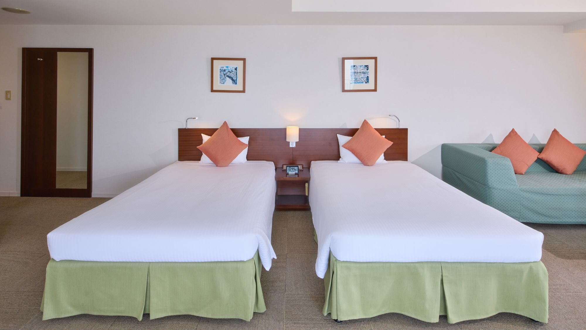 [Field Park Tower] Executive Ocean Kamar mewah dengan pemandangan indah. (Kamar mandi dan toilet terpisah)