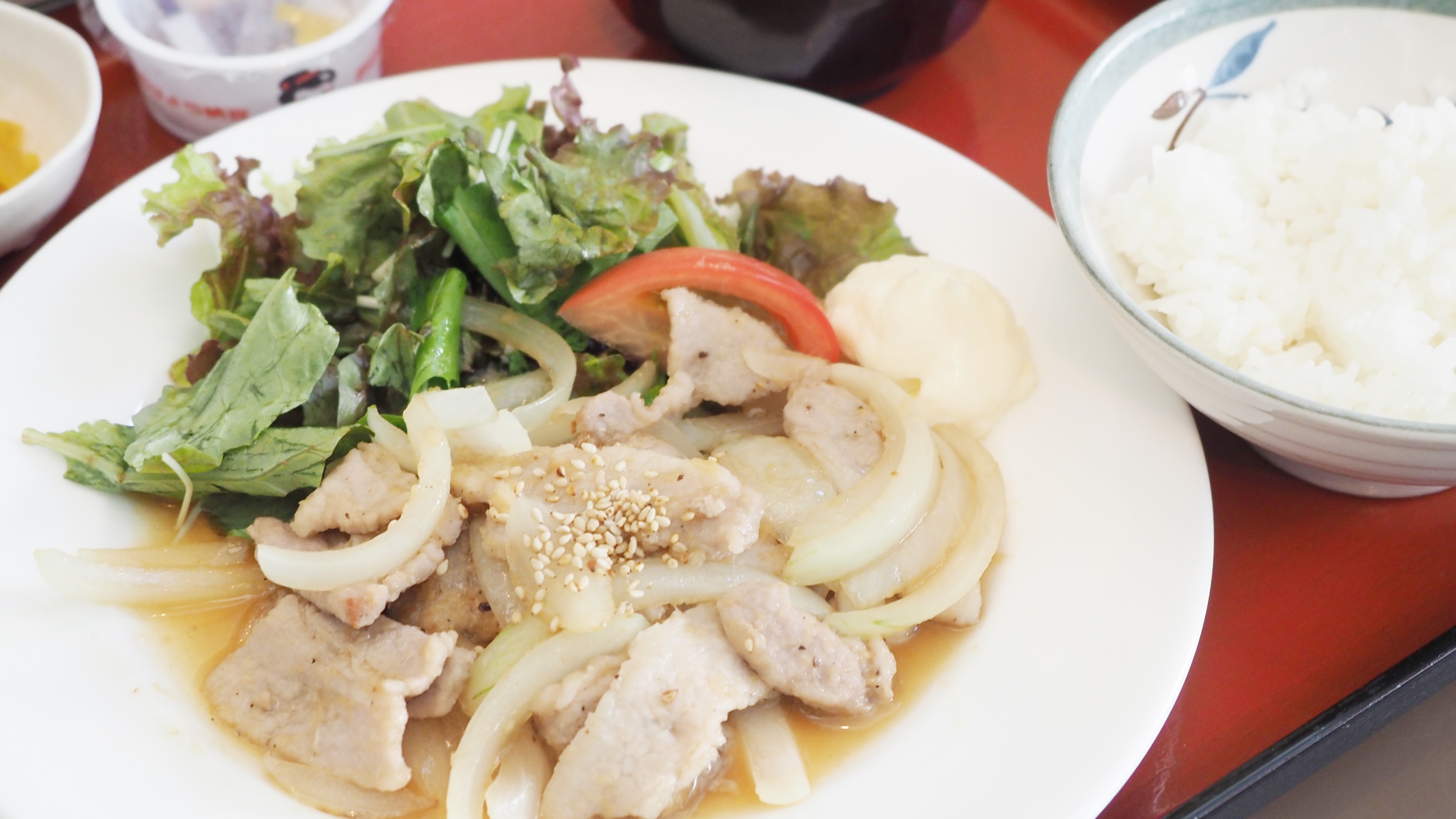 ■每日套餐（週六）■ 薑絲豬肉套餐