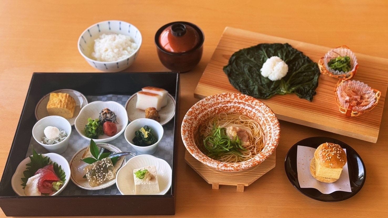 Breakfast menu examples from April to July 2024