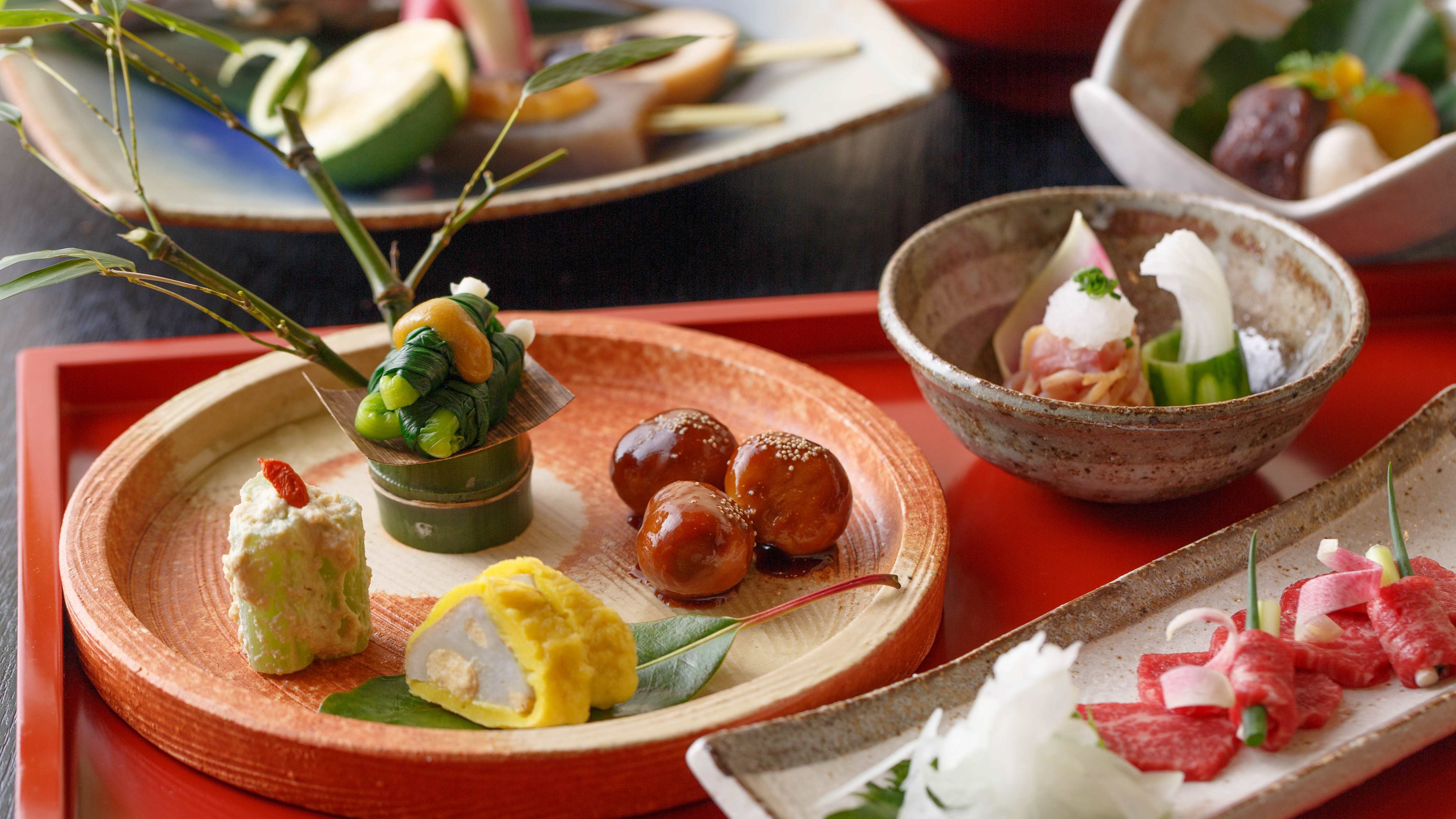 【모듬 예】 계절의 회석 요리