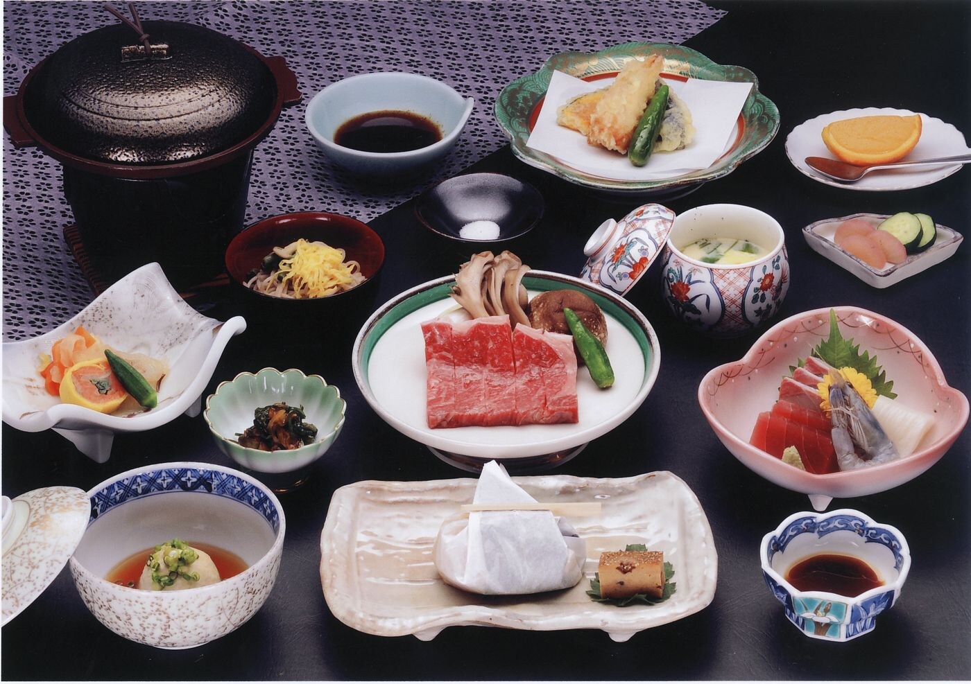 Kaiseki plan with Shinshu beef