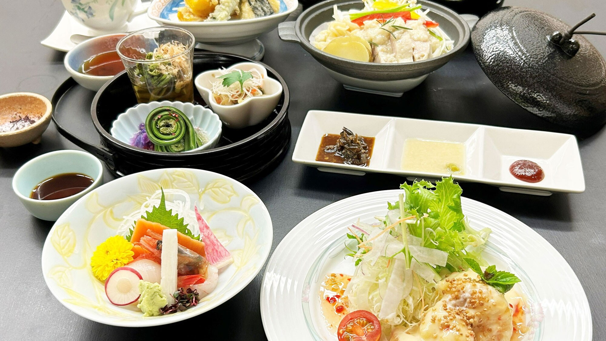 [Example of dinner] Healthy "Kushiro-style medicinal cuisine" using mainly ingredients from Hokkaido