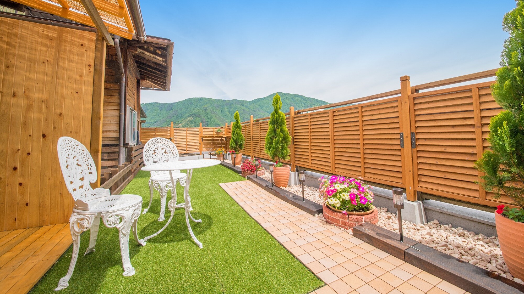Only one room available: Terrace of guest room with open-air bath [Japanese-style room 8 tatami mats]