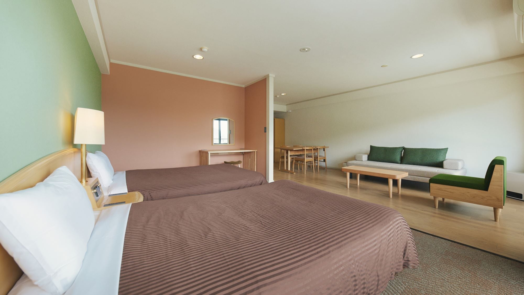 Kamar standar/2 tempat tidur semi-double