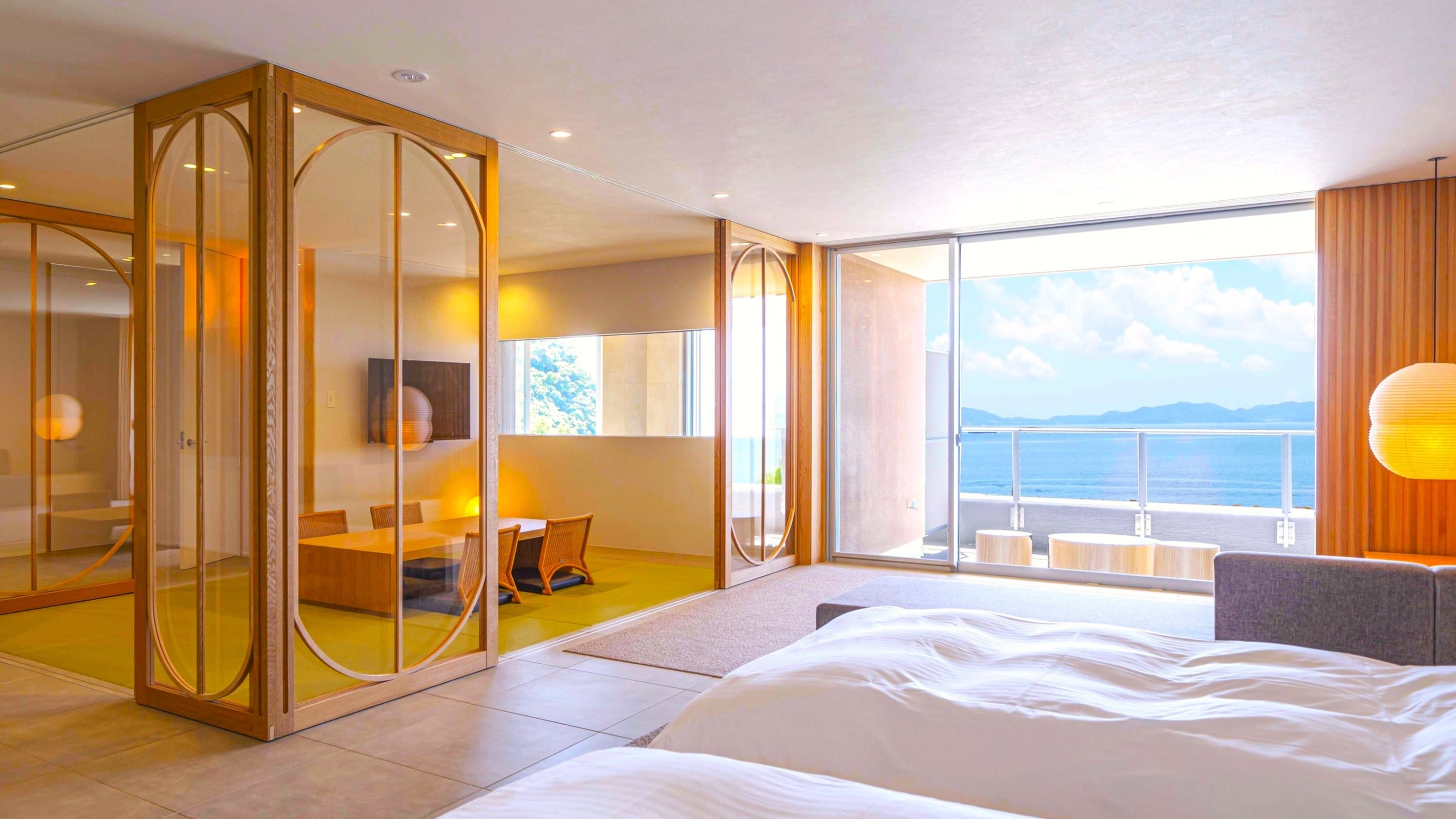 Renovated in August 2022! [Top floor] Guest room with semi-open-air bath ■wan■～Bay～