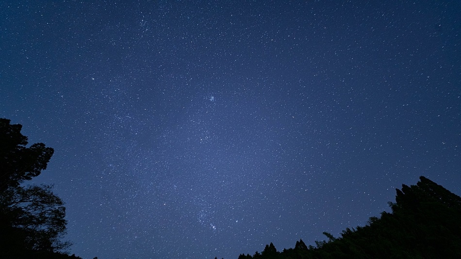 养老溪谷的星空