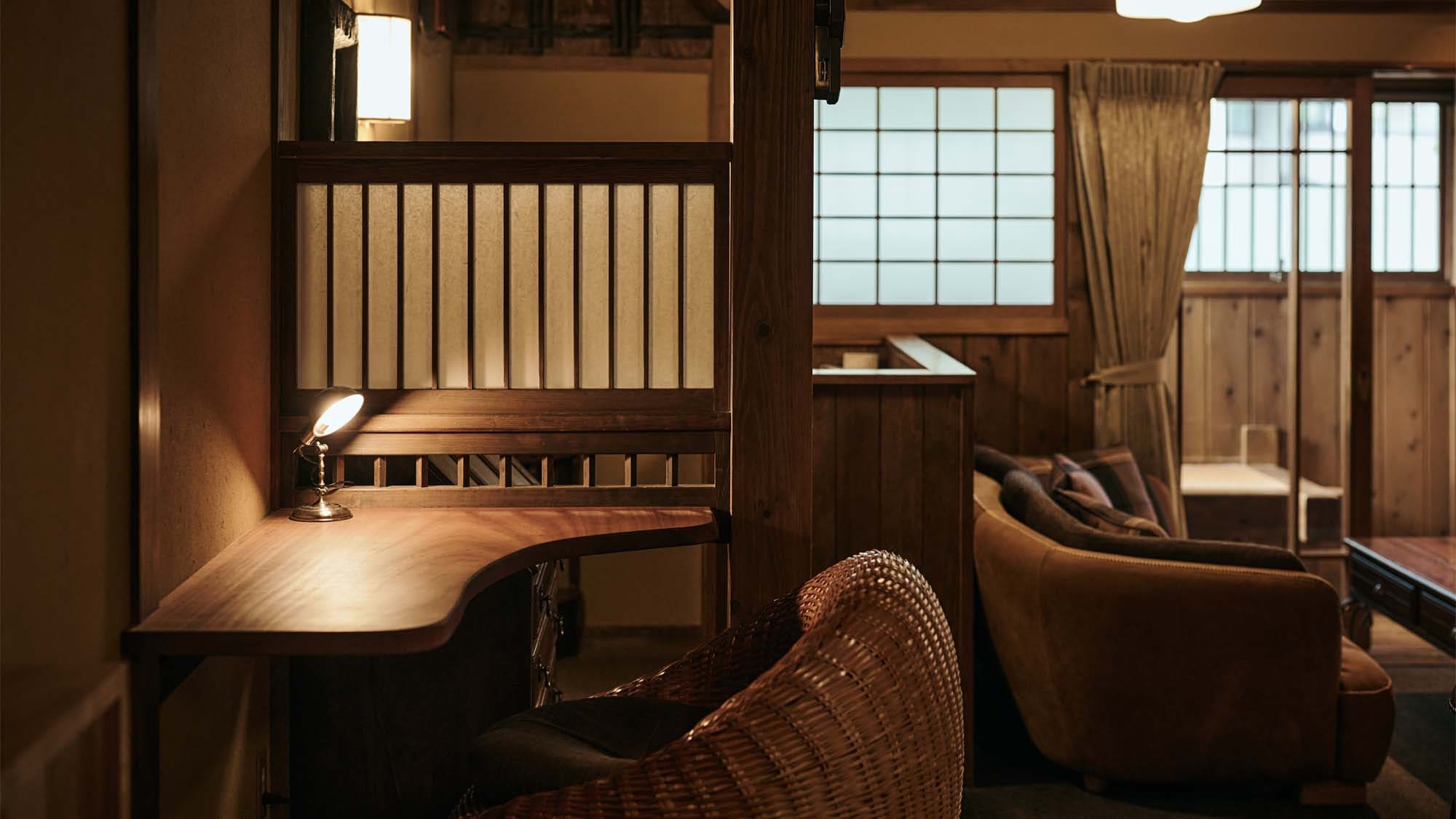 Guest room with hot spring bath <Kaze>