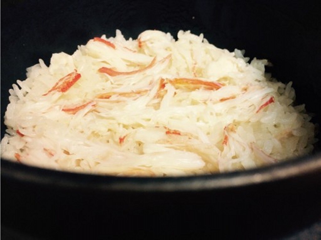 ข้าวหน้า “ฤดูหนาว” เมนูข้าวหน้า “ปูหิมะ”