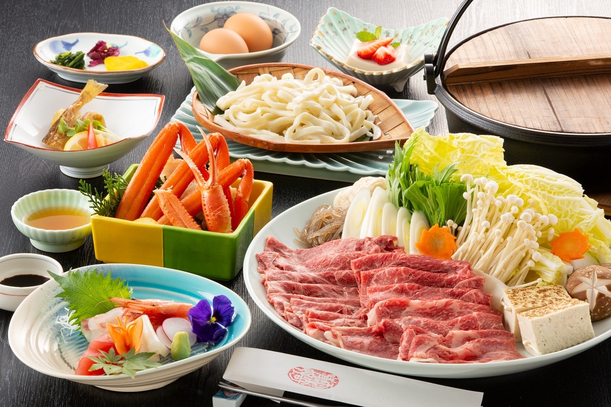 Tajima beef sukiyaki course