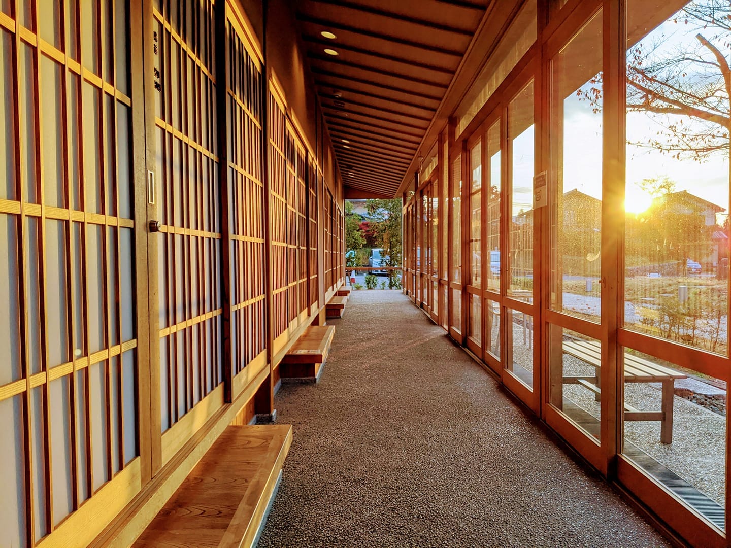 Corridor in front of the Japanese-style room