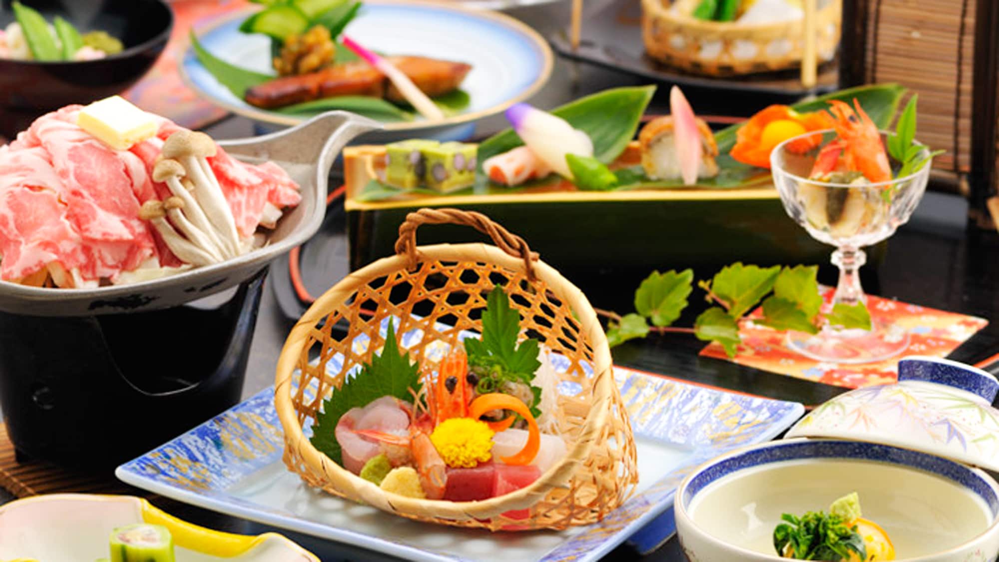 ■Cuisine■Kaiseki cuisine centered around carefully selected seafood (image)