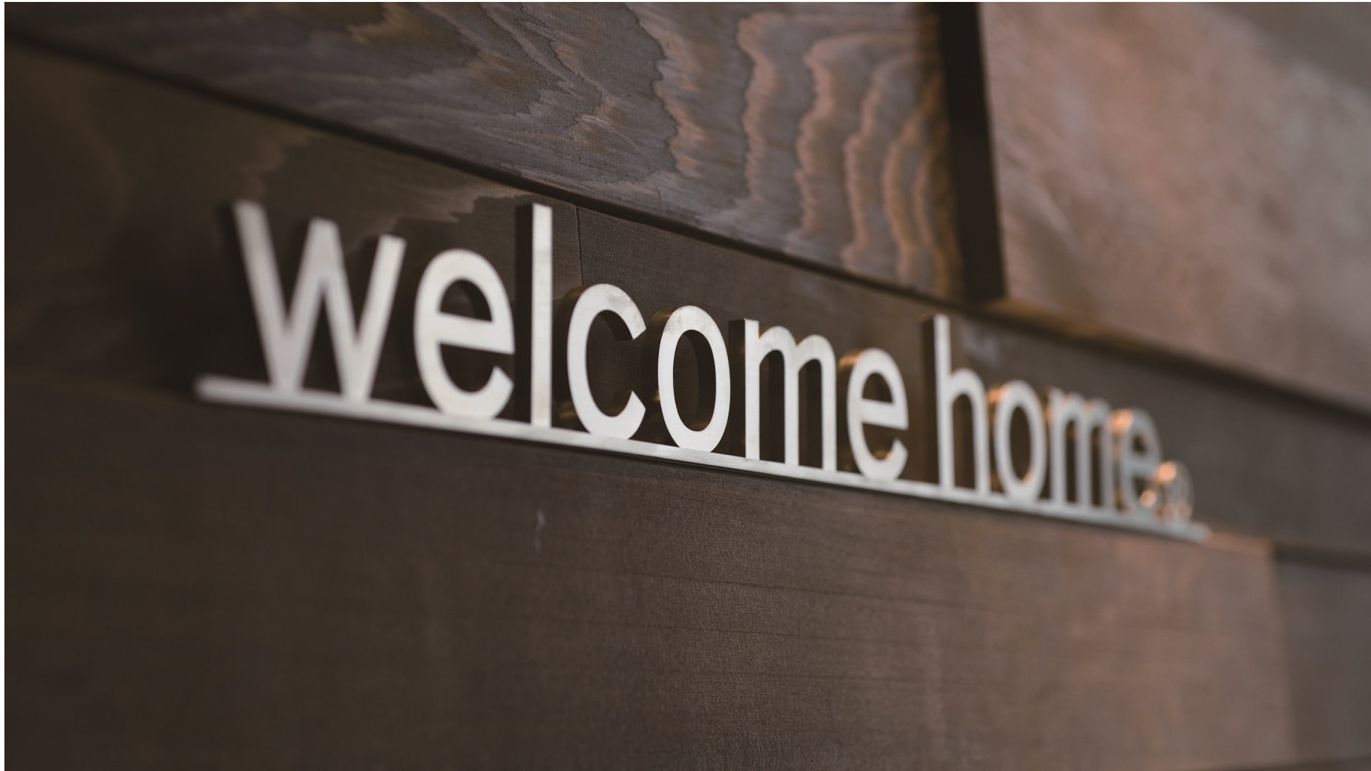 Welcome home...