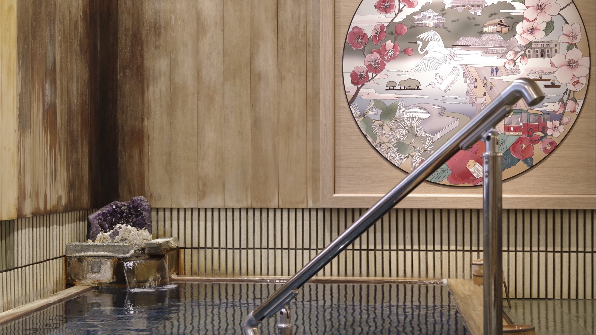 The newly renovated Tennyo-yu bath is on a rotating basis for men and women, so both can enjoy it.