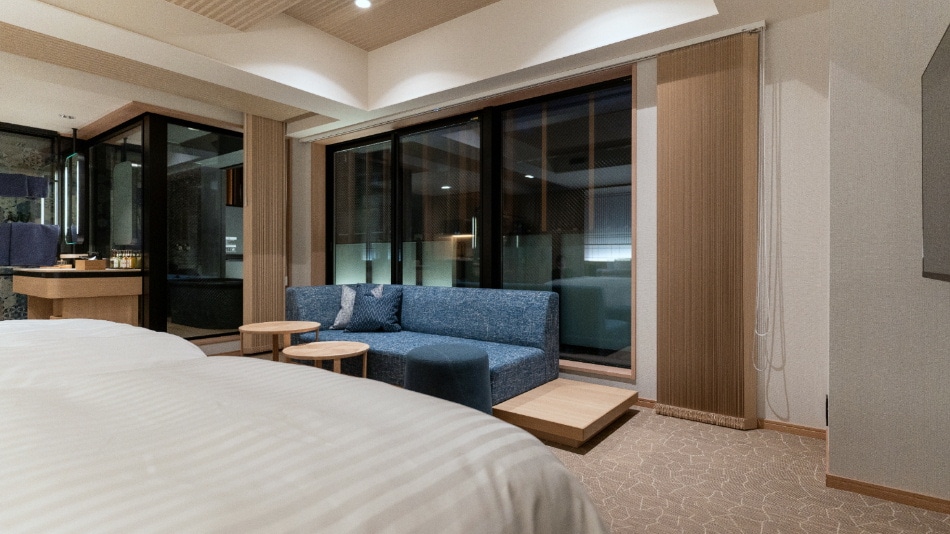 Kamar standar dengan pemandian terbuka (dengan dapur mini)