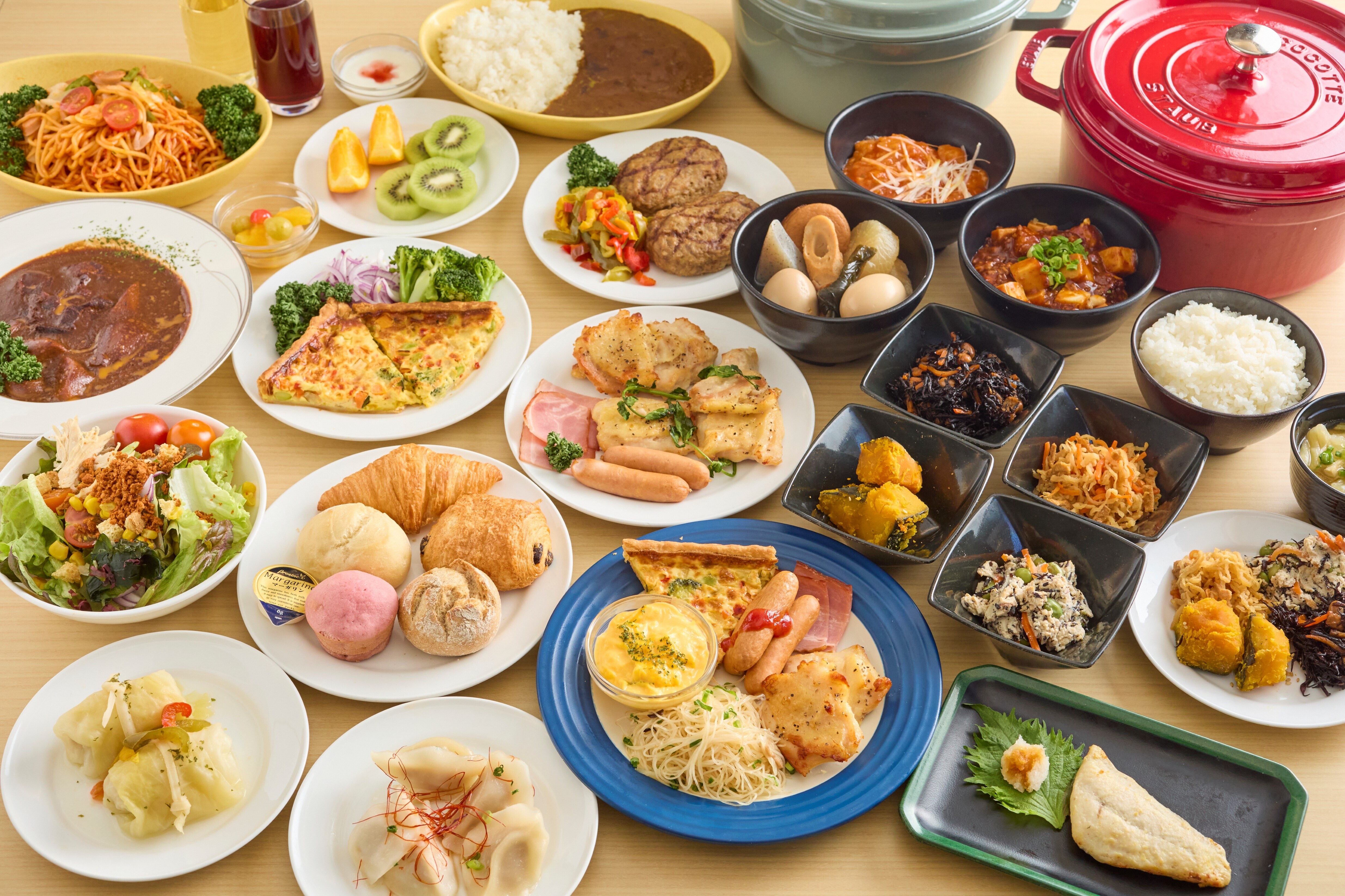 An example of buffet presentation