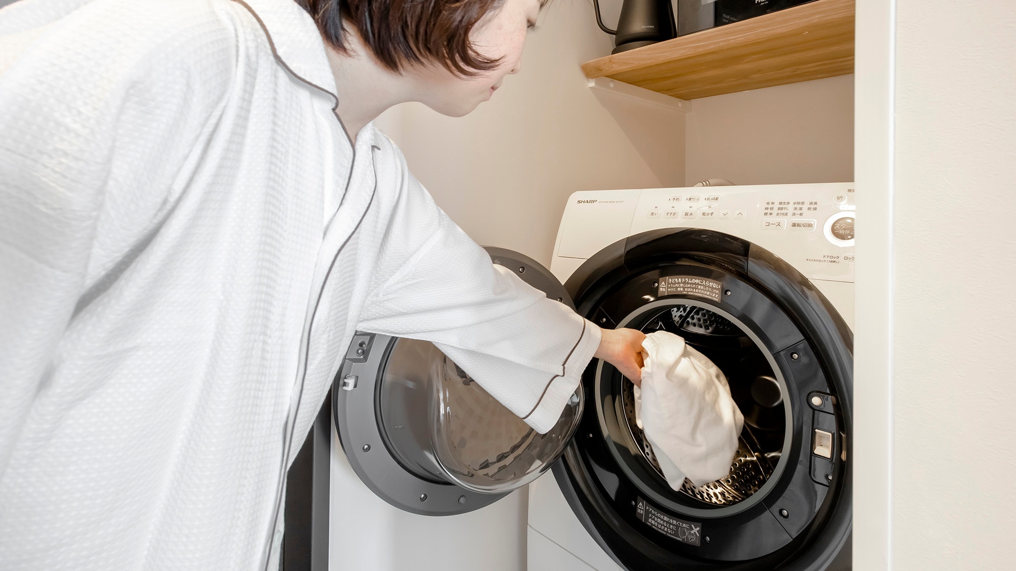 ■Comfort Double/Washer/Dryer (Usage image)