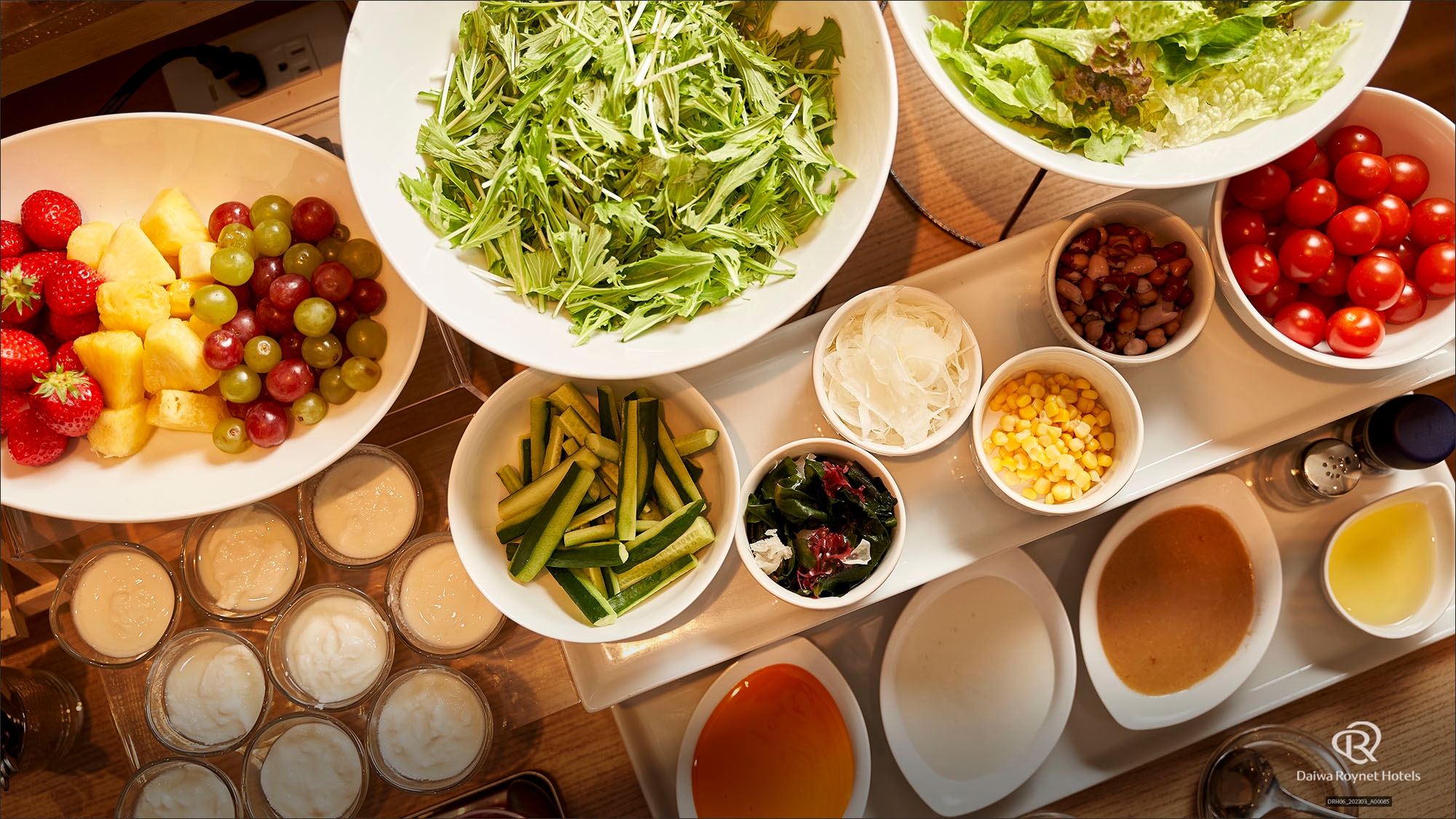 [Breakfast] Salad bar ①