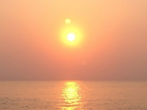 Sunset from the room
