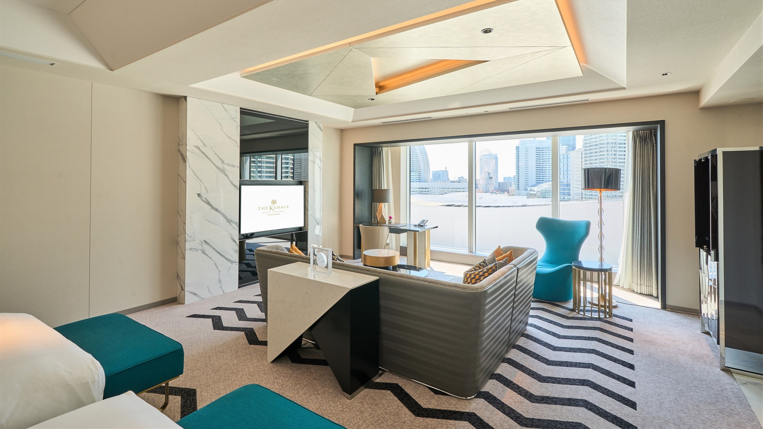 거실 (프리미어 스위트 트윈)