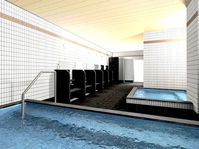 Large communal bath, Kaede no Yu (for men only)