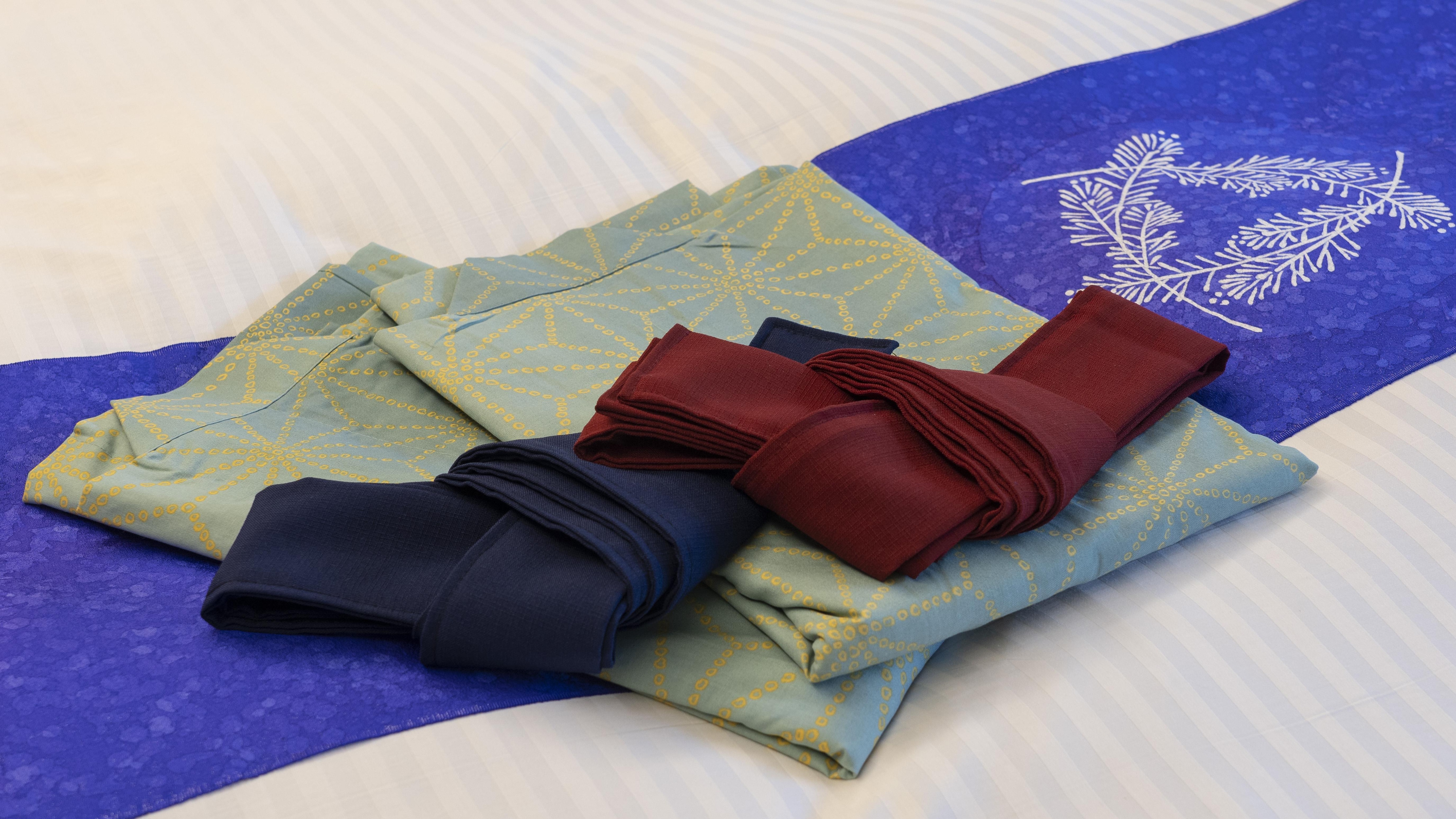 Yukata is available in the room