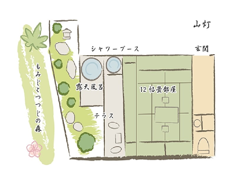 Floor plan of the mountain lamp