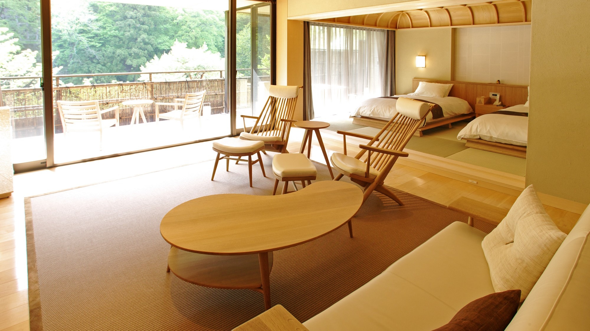 Enjoy the ultimate in relaxation in the Japanese Suite
