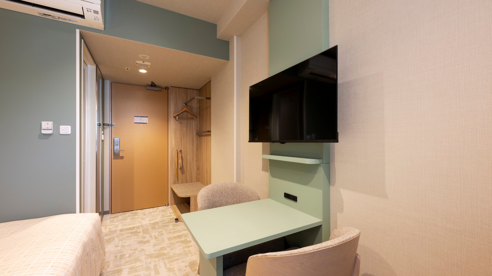 Phòng đôi cải tạo 16㎡_khu vực bàn làm việc