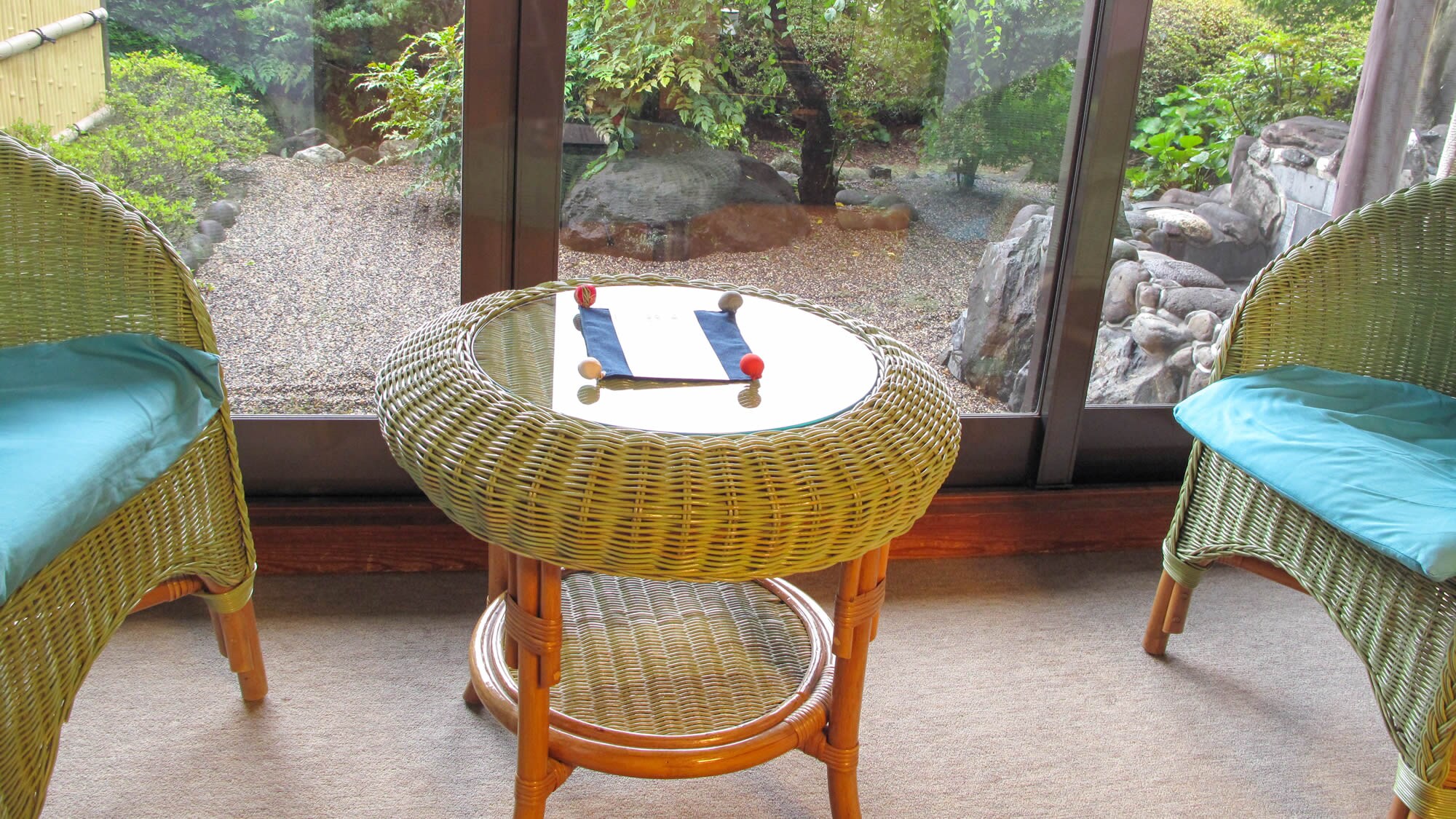 [10 tatami Japanese-style room with open-air bath]