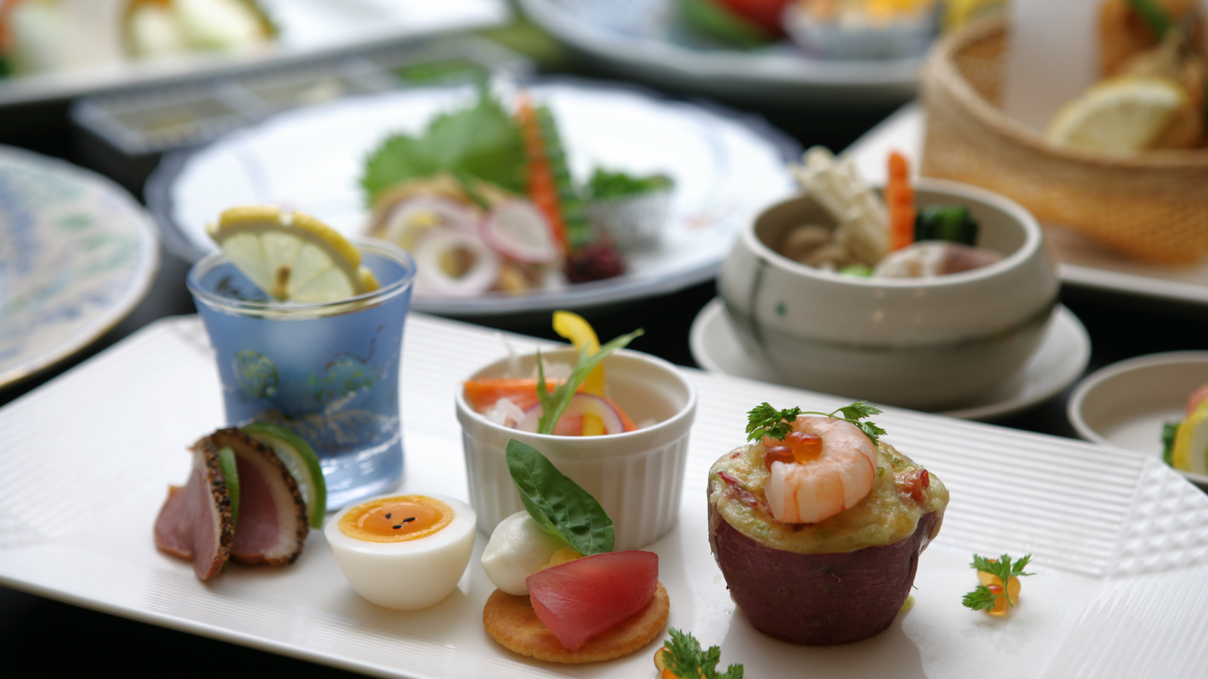 Một ví dụ về bữa tiệc lẩu shabu-shabu thịt lợn đen Kagoshima