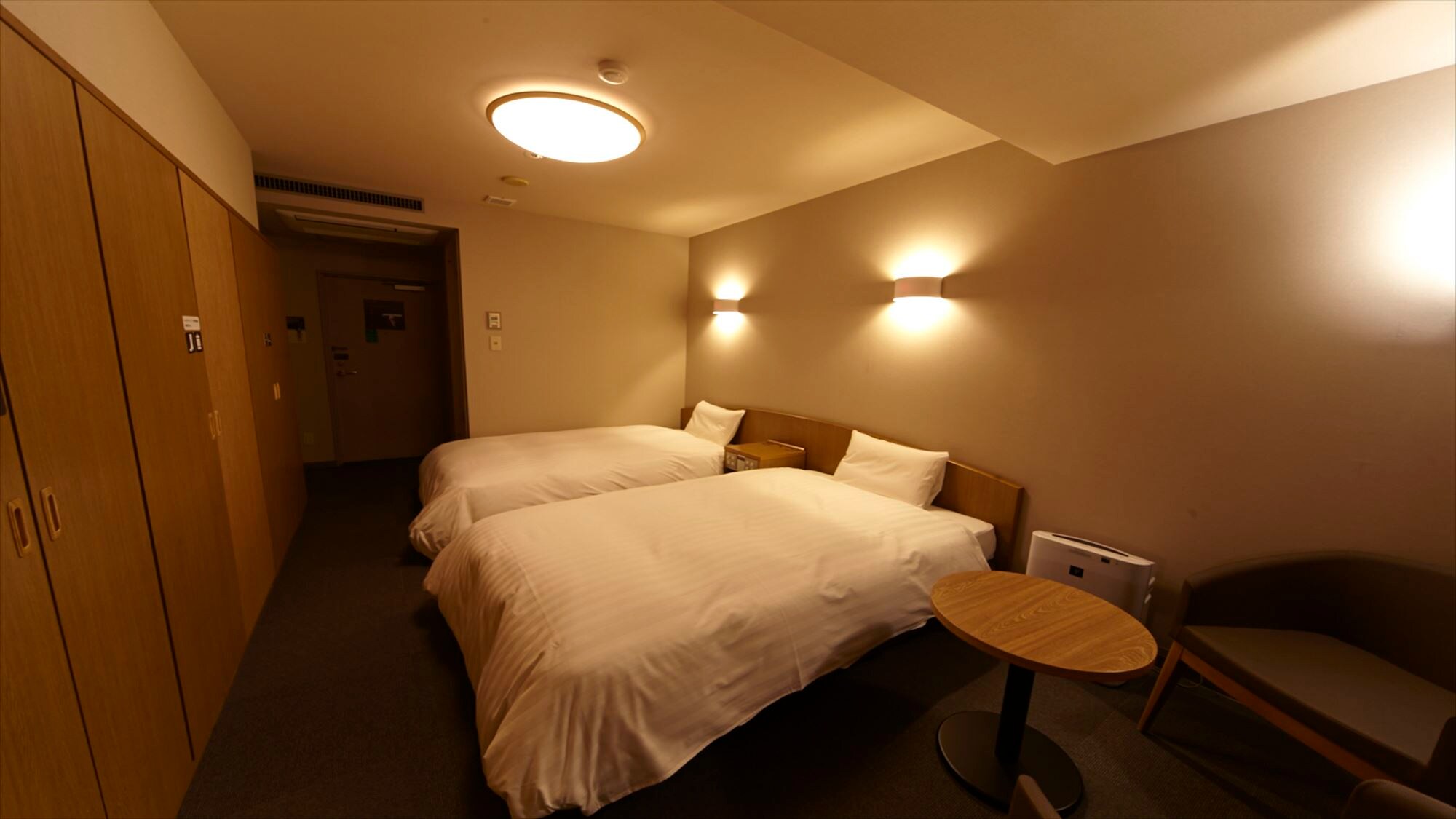 ◆Kamar twin bebas rokok 21,0 meter persegi Ukuran tempat tidur: lebar 120cm x panjang 195cm (2 tempat tidur)