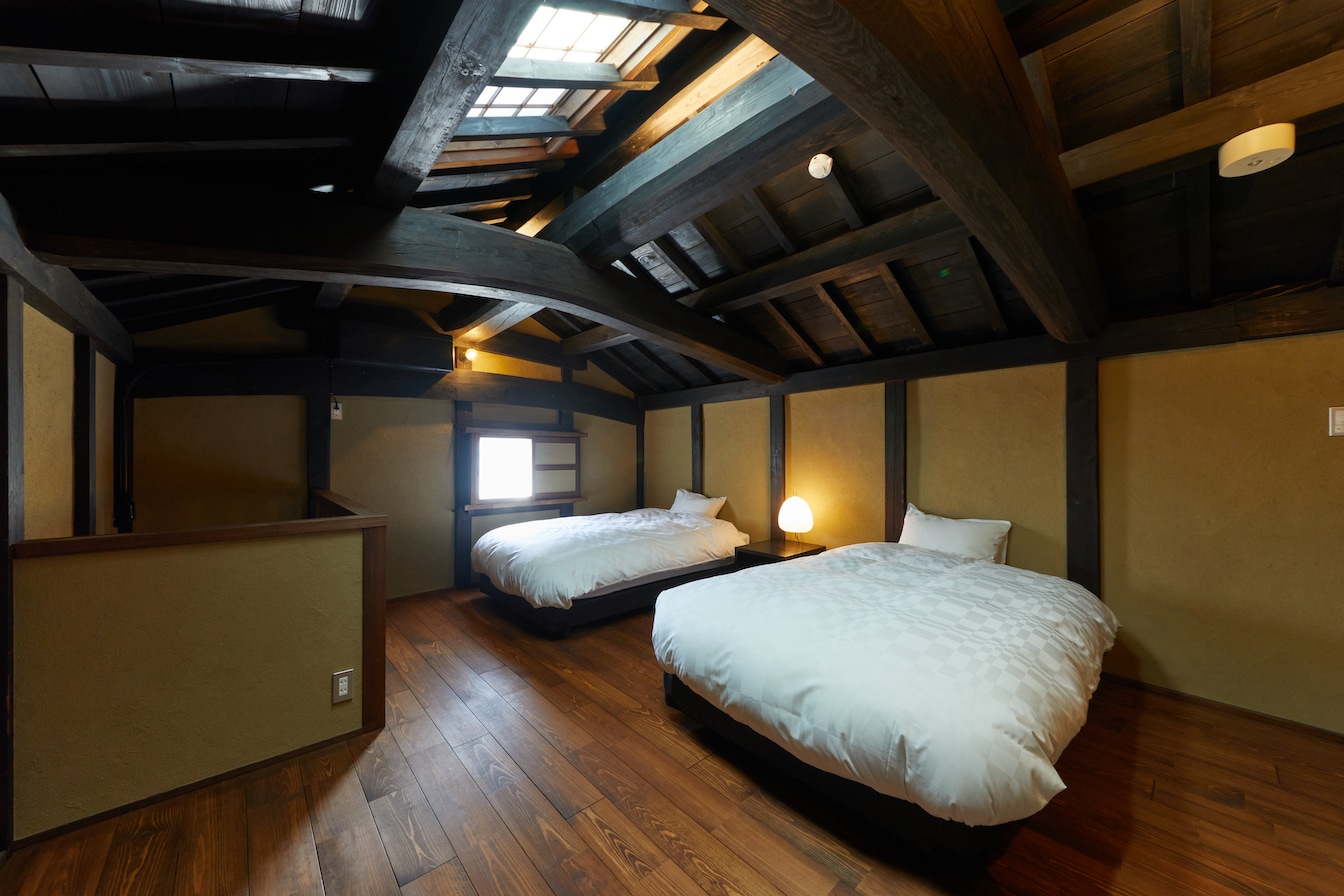 Bedroom on the 2nd floor of the Tango Kaido Tsudakura building (inside the warehouse)
