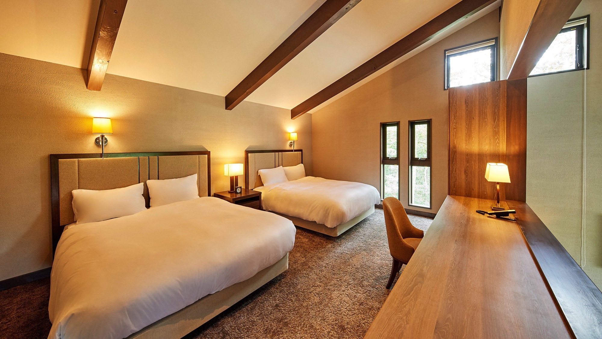 Front Church Villa Suite (Twin) / 66㎡ / A suite room where you can enjoy the privacy of a villa