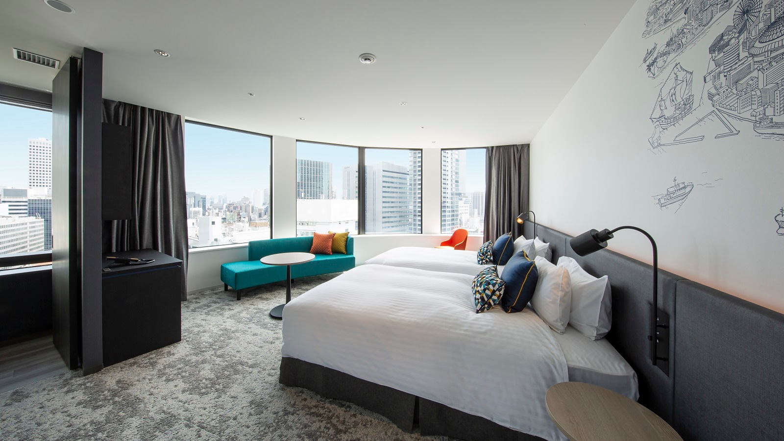 [Corner Deluxe Twin Room]