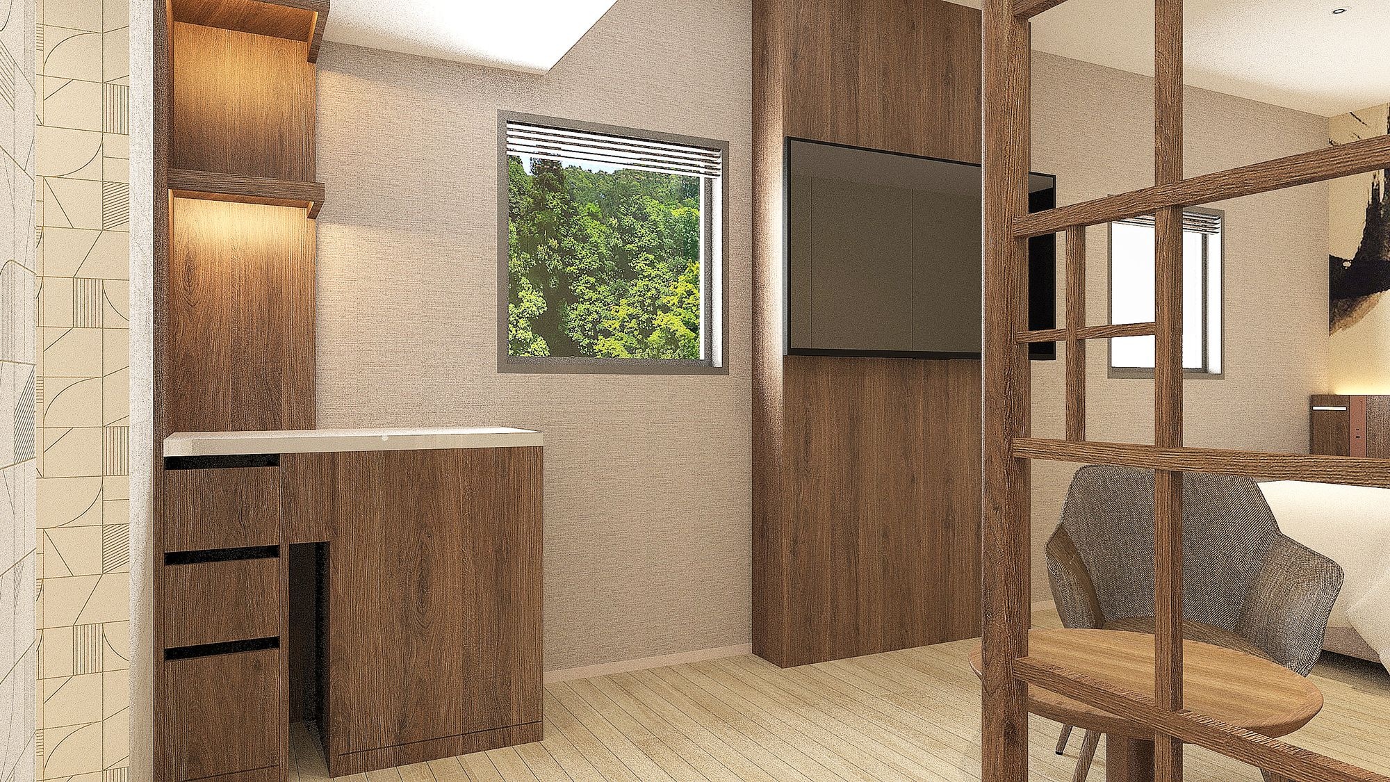 [Renovated in August 2025] Comfort Twin (with shower booth) *Image