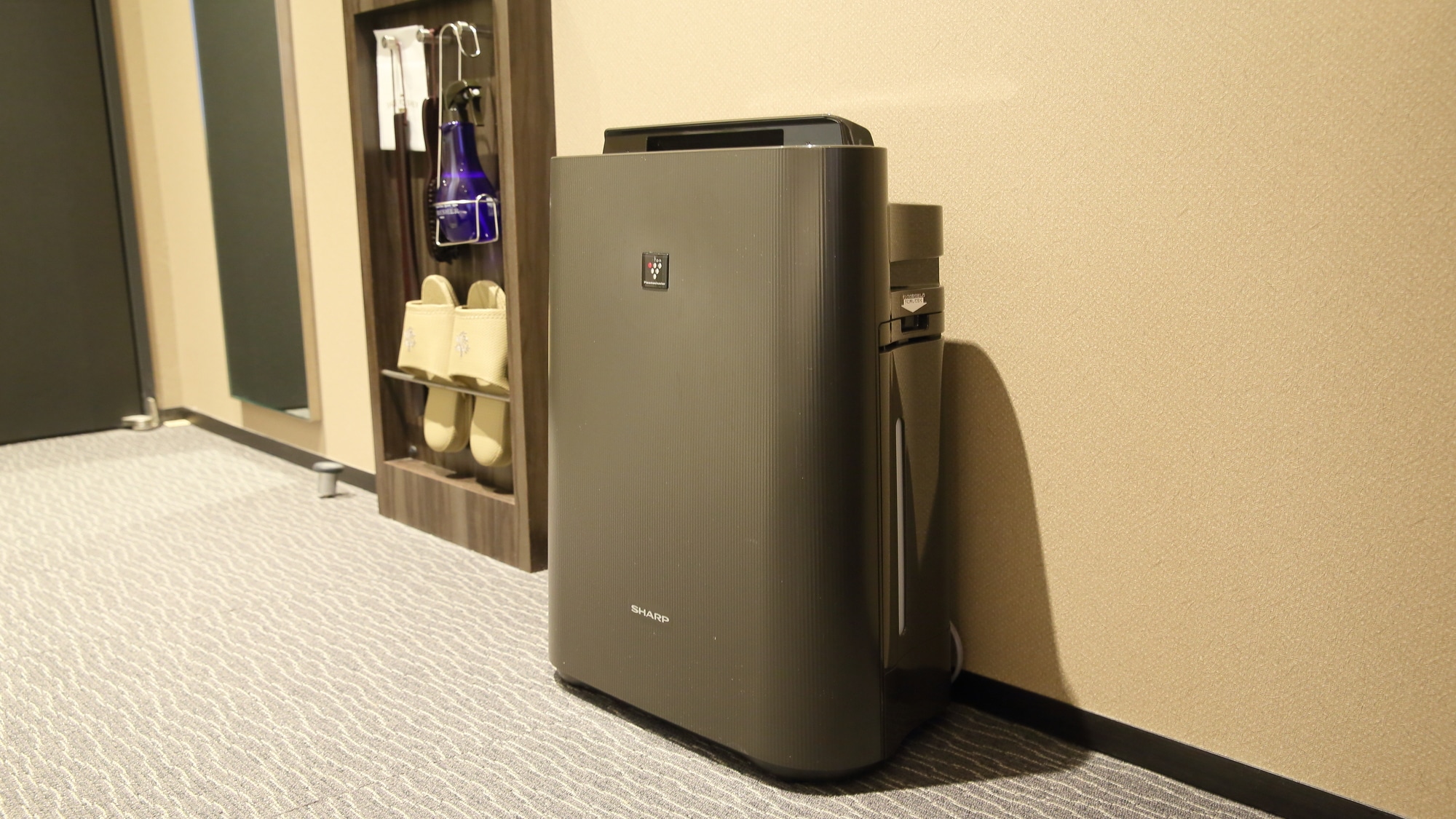 Air purifier with humidifier/room amenities